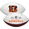 Cincinnati Bengals White Wilson Official Size Autograph Series Signature Football