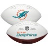 Miami Dolphins White Wilson Official Size Autograph Series Signature Football