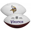 Minnesota Vikings White Wilson Official Size Autograph Series Signature Football