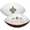 New Orleans Saints White Wilson Official Size Autograph Series Signature Football