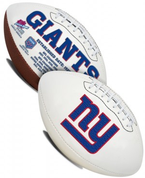 New York Giants K2 Signature Series Full Size Football