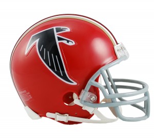 Atlanta Falcons 1966-1969 Throwback Replica Mini Helmet