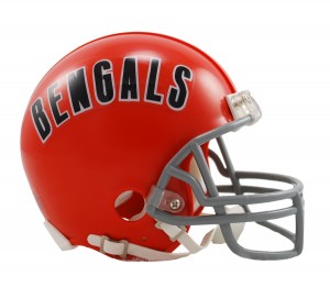 Cincinnati Bengals 1968-1979 Throwback Replica Mini Helmet