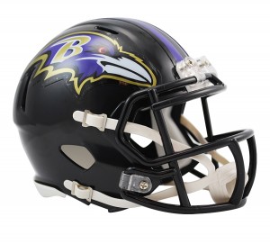 Baltimore Ravens Revolution Speed Mini Helmet