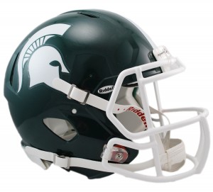 Michigan St Spartans Authentic Revolution Speed Full Size Helmet