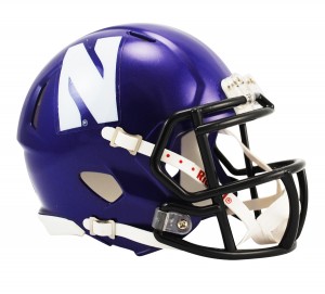 Northwestern Wildcats Revolution Speed Mini Helmet