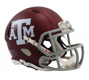 Texas A&M Aggies Matte Maroon Revolution Speed Mini Helmet