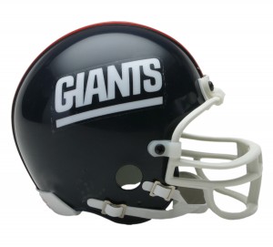 New York Giants 1981-1999 Throwback Replica Mini Helmet