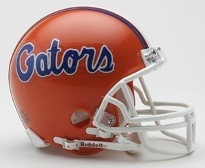 Florida Gators Riddell Mini Vsr4 Helmet
