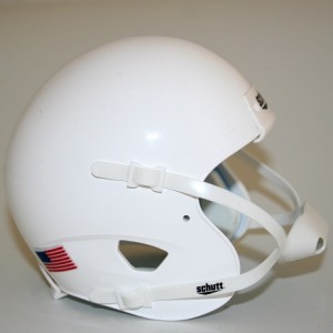Schutt White Blank Customizable XP Authentic Mini Football Helmet Shell