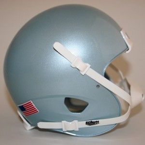 Schutt Dallas Blue Blank Customizable XP Authentic Mini Football Helmet Shell