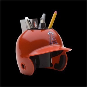 Los Angeles Angels of Anaheim Authentic Mini Batting Helmet Desk Caddy