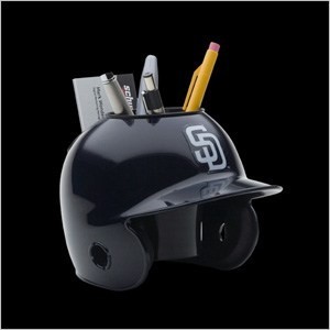 San Diego Padres Authentic Mini Batting Helmet Desk Caddy