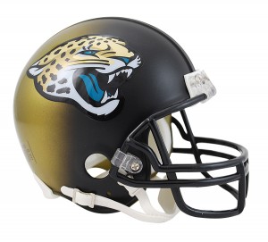 Riddell NFL Jacksonville Jaguars 2013-2017 Throwback Replica Vsr4 Mini Football Helmet