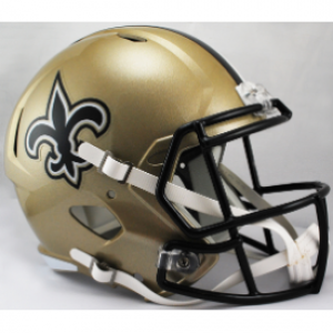 Riddell NFL New Orleans Saints Revolution Speed Replica Full Size Helmet
