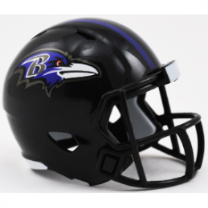 Riddell NFL Baltimore Ravens Revolution Speed Pocket Size Helmet