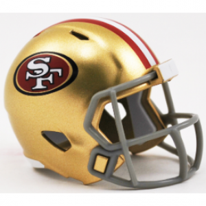 Riddell NFL San Francisco 49ers Revolution Speed Pocket Size Helmet