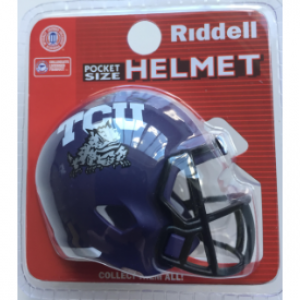 Riddell NCAA TCU Horned Frogs Revolution Speed Pocket Size Helmet
