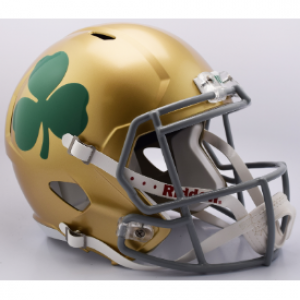 Notre Dame Fighting Irish Shamrock Riddell Full Size Replica Speed Helmet