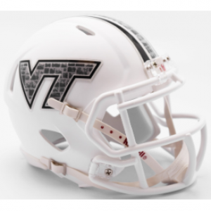 Riddell NCAA Virginia Tech Hokies 2017 Hokie Stone Decal Speed Mini Football Helmet