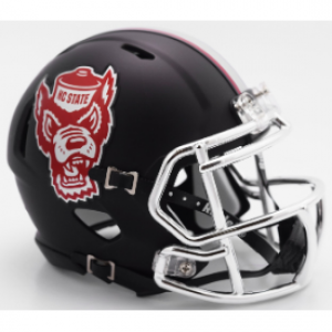 Riddell NCAA North Carolina St Wolfpack 2017 Black Howl Speed Mini Football Helmet