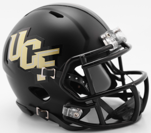 Riddell NCAA UCF Knights Black Anthracite Speed Mini Football Helmet