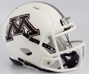 Riddell NCAA Minnesota Golden Gophers 2018 White Speed Mini Football Helmet