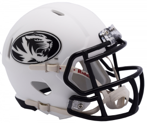 Riddell Missouri Tigers 2018 Matte White Speed Mini Helmet