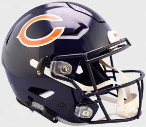 Riddell NFL Chicago Bears Authentic SpeedFlex Full Size Football Helmet