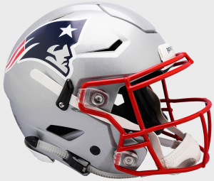 Riddell NFL New England Patriots Authentic SpeedFlex Full Size Football Helmet