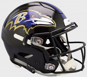 Riddell NFL Baltimore Ravens Authentic SpeedFlex Full Size Football Helmet