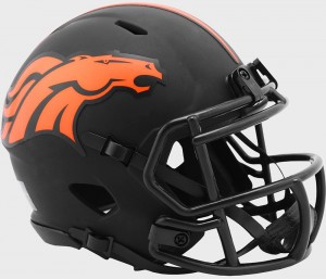 Denver Broncos 2020 Eclipse Riddell Mini Speed Helmet