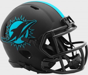 Miami Dolphins 2020 Eclipse Riddell Mini Speed Helmet