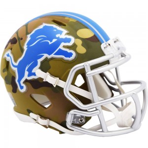 Detroit Lions 2020 Camo Riddell Mini Speed Helmet