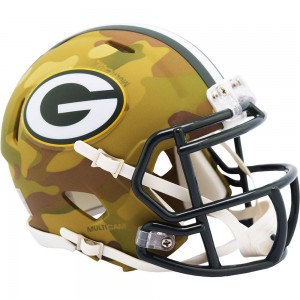 Green Bay Packers 2020 Camo Riddell Full Size Authentic Speed Helmet