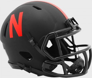 Nebraska Cornhuskers 2020 Eclipse Riddell Mini Speed Helmet