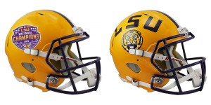 LSU Tigers 2019 National Champions Riddell Mini Speed Helmet