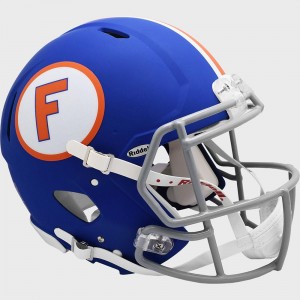 Limited Edition Florida Gators Flat Blue Throwback New 2020 Riddell Full Size Authentic Speed Helmet