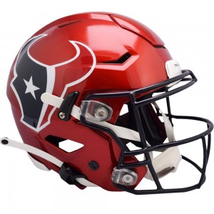 Houston Texans On-Field Alternate Riddell Full Size Authentic SpeedFlex Helmet ​​Battle Red Shell New 2022
