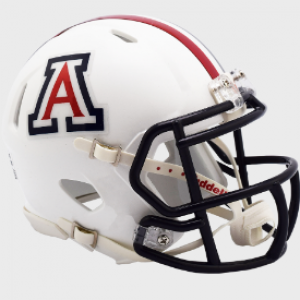Arizona Wildcats Gloss White Riddell Mini Speed Helmet