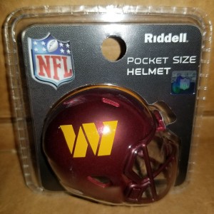 Washington Commanders Anodized Maroon Riddell Pocket Pro Speed Helmet New 2022