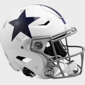 Dallas Cowboys 1960-1963 Throwback On-Field Alternate Riddell Full Size Authentic SpeedFlex Helmet ​​White Shell New 2023
