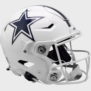 Dallas Cowboys On-Field Alternate Riddell Full Size Authentic SpeedFlex Helmet ​​Arctic White Shell New 2022