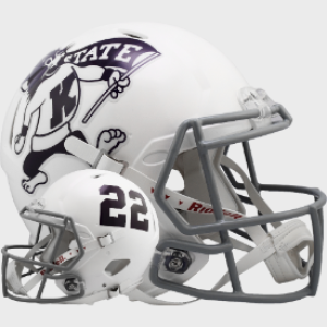 Kansas St Wildcats Willie Wildcat Riddell Full Size Authentic Speed Helmet New 2022