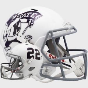 Kansas St Wildcats Willie Wildcat Riddell Full Size Replica Speed Helmet New 2022