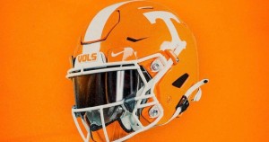Tennessee Volunteers Metallic Orange Shell Riddell Full Size Replica Speed Helmet New 2022