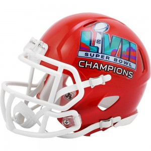 Limited Edition Kansas City Chiefs NFL Super Bowl 57 Champions Riddell Mini Speed Helmet New 2023