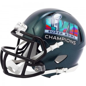 Limited Edition Philadelphia Eagles NFL Super Bowl 57 Champions Riddell Mini Speed Helmet New 2023