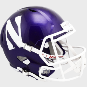 Northwestern Wildcats Riddell Full Size Replica Speed Helmet New 2023