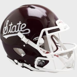 Mississippi St Bulldogs Script Riddell Full Size Authentic Speed Helmet New 2023